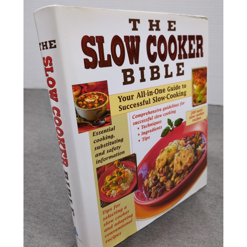 2005 The‎ Slow Cooker Bible Favorite Brand Name Recipes VTG Hardcover VERY GOOD